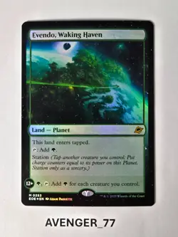 Magic The Gathering MTG #0253 Evendo, Waking Haven Foil Edge of Eternities EOE - Image 1