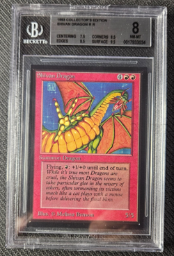 Collector's Edition - CE - Shivan Dragon - MTG - NM-MT - BGS 8 B+++ - Image 1