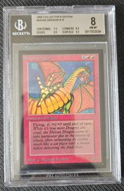 Collector's Edition - CE - Shivan Dragon - MTG - NM-MT - BGS 8 B+++ - Image 3