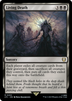MTG - Living Death [The Lord of the Rings: Tales of Middle-Earth Commander] - Image 1