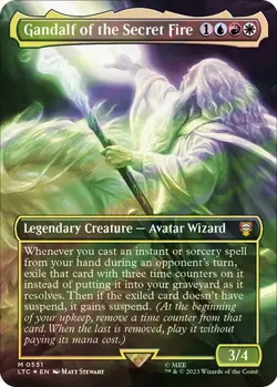 MTG GANDALF OF THE SECRET FIRE SURGE FOIL The Lord of the Rings NM - Image 1