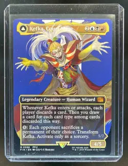 2025 Magic: MTG Final Fantasy Kefka Court Mage Ruler of Ruin BL Rare #0398 - Image 1