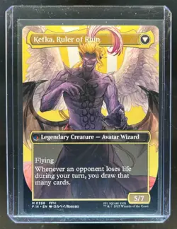 2025 Magic: MTG Final Fantasy Kefka Court Mage Ruler of Ruin BL Rare #0398 - Image 2