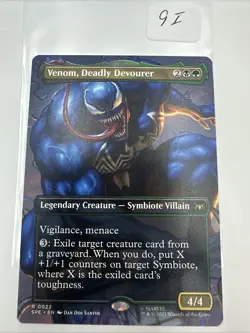 Venom, Deadly Devourer (Borderless Non-Foil) #0022 (NM) Spider-Man SPE NM EN MTG - Image 2