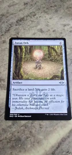 Zuran Orb Modern Horizons 2 Regular Artifact Uncommon MTG NM - Image 1