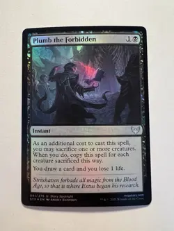 Plumb the Forbidden - FOIL - MTG Strixhaven: School of Mages - NM - Image 1