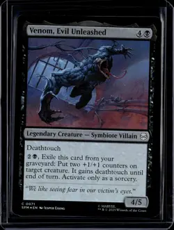 Venom, Evil Unleashed - 71 - SPM - Foil - NM - MTG Magic the Gathering - Image 1