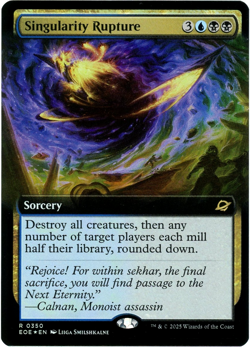 Singularity Rupture (Extended Art Foil) - 0350 - Edge of Eternities - MTG NM/M - Image 1
