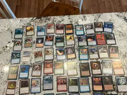 Mtg Value Lot x100 Magic The Gathering Exhume Careful Study Impact Tremors MpHp - Image 4