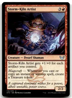 MTG Storm-Kiln Artist U Strixhaven: School of Mages 115 LP - Image 1