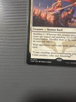 Voice of Victory Tarkir: Dragonstorm Regular, TCG, CCG, MTG, - R 0033 - NM - Image 4