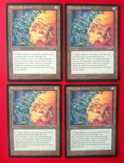 Magic the Gathering MTG Alliances PHYREXIAN PORTAL X4 LP/EX R 1996 NICE!! - Image 1