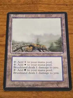 Magic the Gathering MTG - Brushland - Ice Age #352 - Image 1