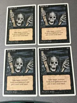 Raise Dead X4 4th Edition NM Condition See Pics Front Back - Image 1
