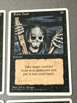 Raise Dead X4 4th Edition NM Condition See Pics Front Back - Image 4