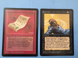MTG Beta Edition False Orders and Drain Life! 1993 Vintage Magic! - Image 1