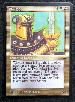 Magic - Stangg - Legends - Summon Legend - Green Red - MTG - GREAT CONDITION! - Image 1