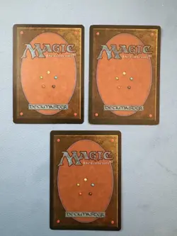 MTG Ice Age Edition, Brushland x 2 and Sulfurous Springs! 1994 Vintage Magic! - Image 2