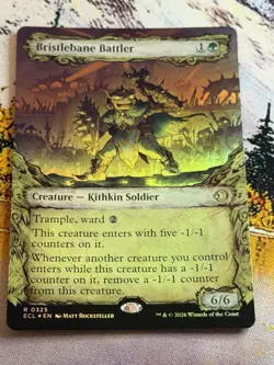 Bristlebane Battler (Showcase Foil) Rare MTG Lorwyn Eclipsed - Image 1