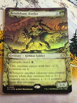 Bristlebane Battler (Showcase Foil) Rare MTG Lorwyn Eclipsed - Image 2