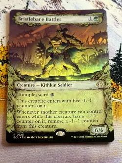 Bristlebane Battler (Showcase Foil) Rare MTG Lorwyn Eclipsed - Image 3