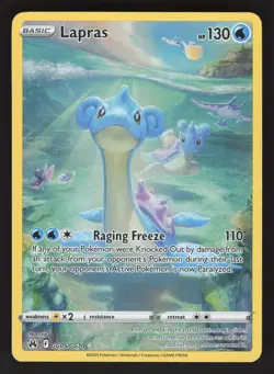 Lapras GG05/GG70 Pokemon TCG Crown Zenith: Galarian Gallery NM - Image 1