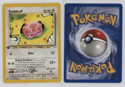 Snubbull 1st Ed. Pokemon Neo Revelation #55 2001 - Image 3