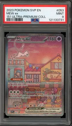Pokemon Mew ex 151 Ultra-Premium Coll. Full Art Promo SVP EN 053 PSA 9 Mint - Image 1