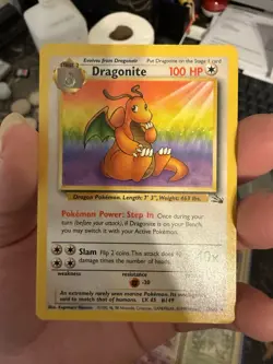 Dragonite - 19/62 - Fossil Set - Unlimited - Rare - Pokemon - - Image 1