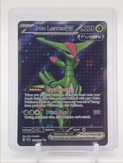 IRON LEAVES EX 2024 POKEMON S&V TEMPORAL FORCES ULTRA RARE 186/162 Q6438 - Image 1