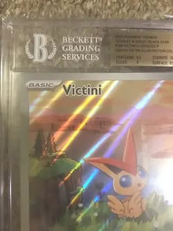 POKEMON BLACK STAR PROMO 208 VICTINI JUMBO BGS 9.5 GEM MINT PSA 10 CGC OVERSIZED - Image 4