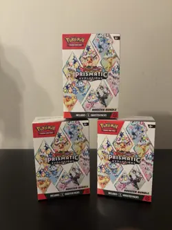 Pokemon Prismatic Evolutions Booster Bundle Brand New Sealed Lot of 3 - Image 1