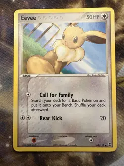 Eevee #69/113 EX - Delta Species 2005 Basic/Common MP/LP Pokemon TCG FREE SHIP - Image 1