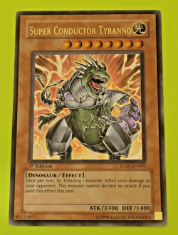 Yu-Gi-Oh Super Conductor Tyranno 1st Edition Ultra Rare SD09-EN001 Nm - Image 1