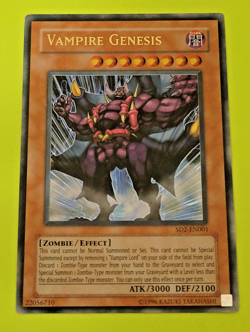 Yu-Gi-Oh Vampire Genesis Ultra Rare SD2-EN001 Nm - Image 1