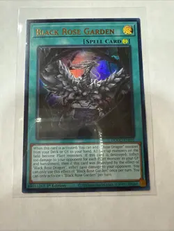 Yugioh Black Rose Garden DOOD-EN055 Ultra Rare 1st Edition NM - Image 1