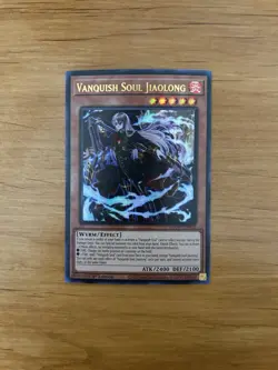 Vanquish Soul Jiaolong AGOV-EN018 - Yugioh Age of Overlord Ultra Rare 1st Ed NM - Image 1