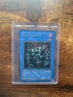 YU-GI-OH TGC - PEGASUS EVOLUTION - RELINQUISHED - RARE FOIL - SDP-001 - Image 1