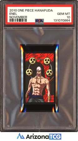One Piece 2010 Enel November One Piece Hanafuda GEM MINT PSA 10 - Image 1