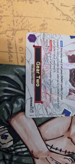 Gear Two (Alternate Art) OP11-080 A Fist of Divine Speed Foil - Image 3