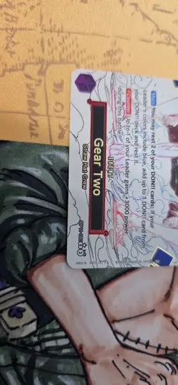 Gear Two (Alternate Art) OP11-080 A Fist of Divine Speed Foil - Image 4