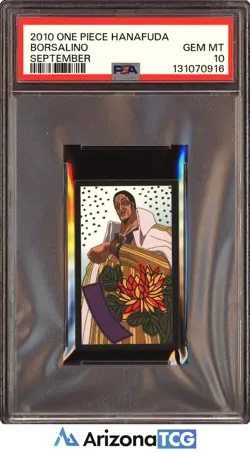 One Piece 2010 Borsalino September One Piece Hanafuda GEM MINT PSA 10 - Image 1