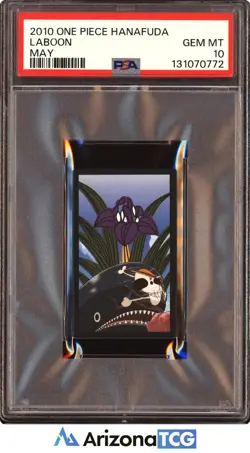 One Piece 2010 Laboon May One Piece Hanafuda GEM MINT PSA 10 - Image 1
