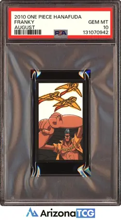 One Piece 2010 Franky August One Piece Hanafuda GEM MINT PSA 10 - Image 1