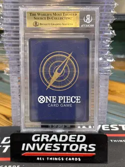 Dracule Mihawk 2023 One Piece Start Deck Zoro & Sanji #ST12-003 BGS10 Pristine - Image 2