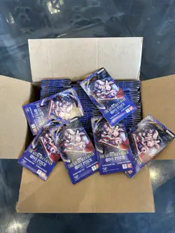 One Piece The Azure Sea’s Seven Op14 Sleeved Booster Packs *SAME-DAY SHIPPING* - Image 1