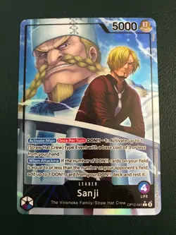Sanji (041) (Alternate Art) OP12-041 Legacy of the Master Foil English NM - A - Image 1