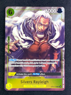 One Piece The Azure Seas Seven Silvers Rayleigh Dash Pack Promo R OP14-108 NM - Image 1