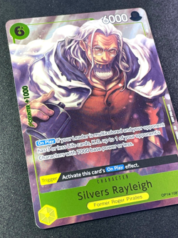 One Piece The Azure Seas Seven Silvers Rayleigh Dash Pack Promo R OP14-108 NM - Image 2