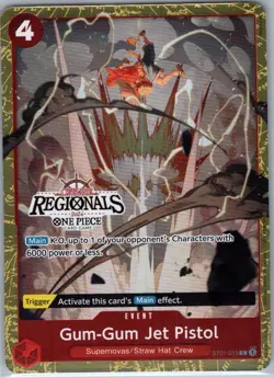 Gum-Gum Jet Pistol Offline Regional 2024 ST01-015 English - One Piece Card - NM - Image 1